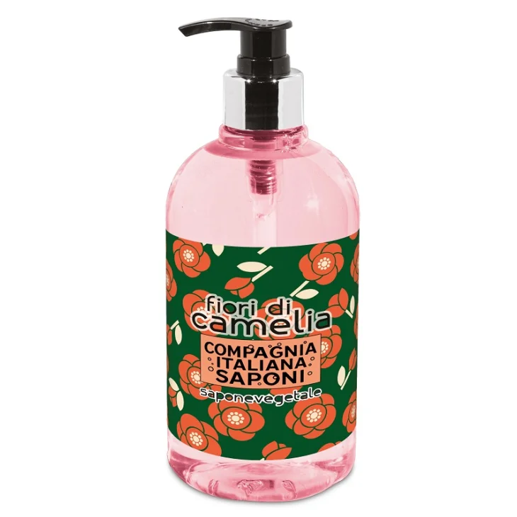 Compagnia Italiana Saponi Sapone Liquido Delicato Fiori di Camelia 500 ml