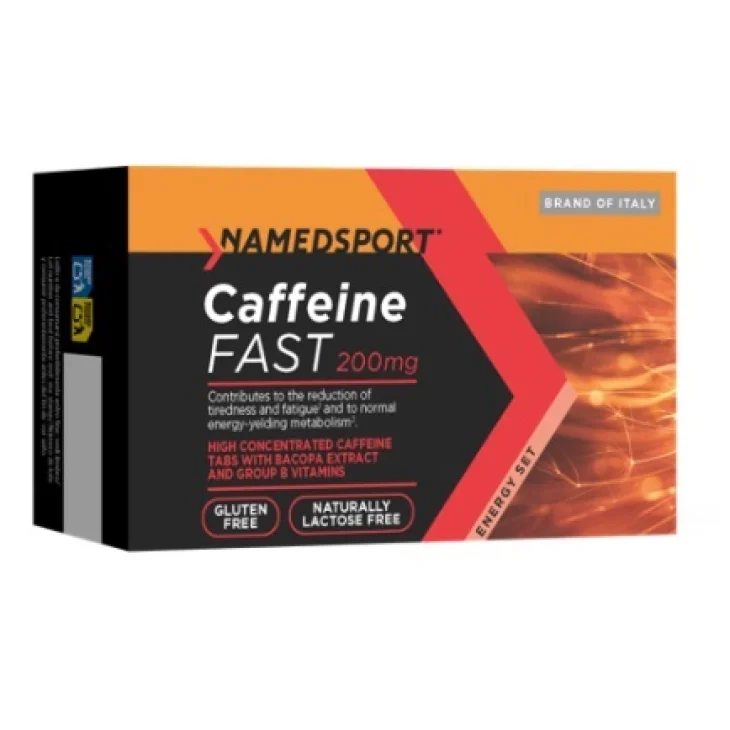 Named Sport Caffeine Fast 200 mg per Energia e Concentrazione 60 Compresse