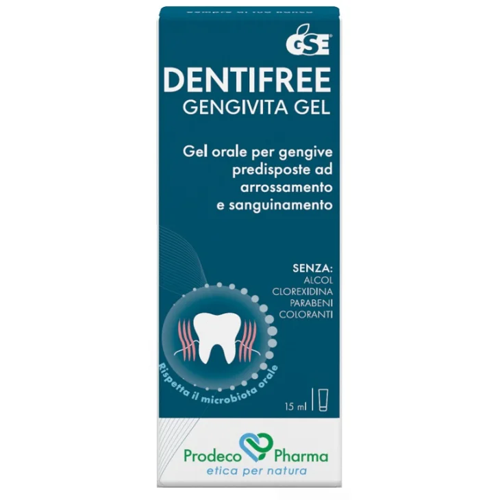 Gse Dentifree Gengiva Gel Orale Lenitivo e Protettivo per Gengive Sensibili 15 ml