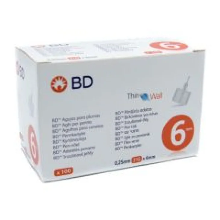 Corman Thinwall Bd Ago Gauge 31 6 Mm 100 Pezzi Per Penna Da Insulina Corman Thinwall Bd Ago Gauge 31 6 Mm 100 Pezzi Per Penna Da Insulina