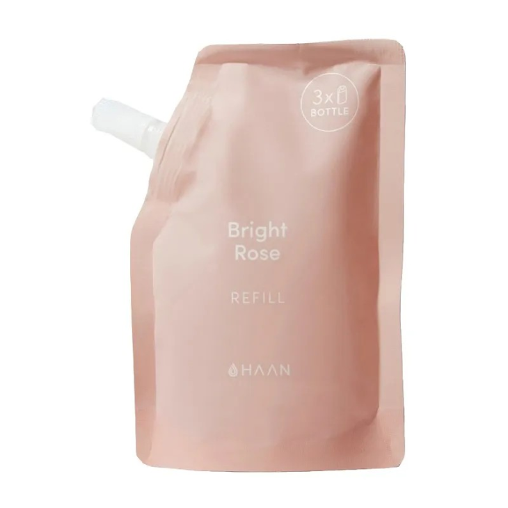 HAAN Hand Cleanser Bright Rose Igienizzante Mani con Aloe Vera Refill da 100 ml