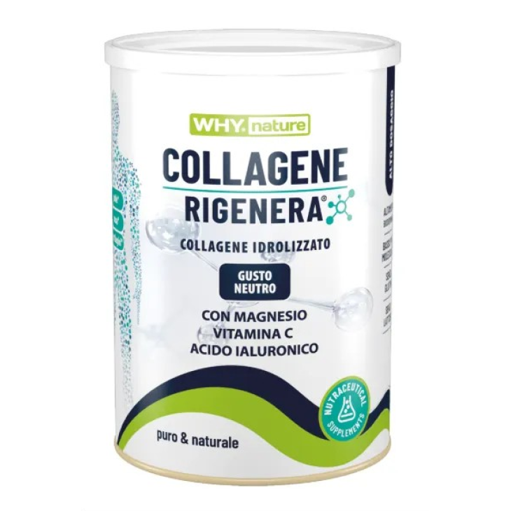 WHYnature Collagene Rigenera Marino Integratore per la Pelle 228 g