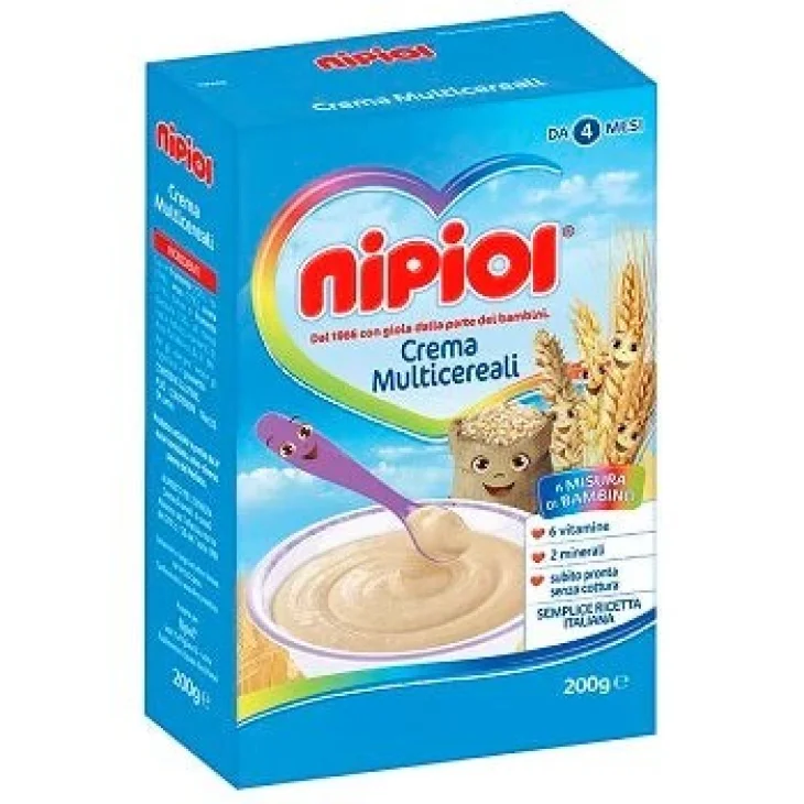 Nipiol Crema Multicereali per la Pappa dei Bambini 200 g