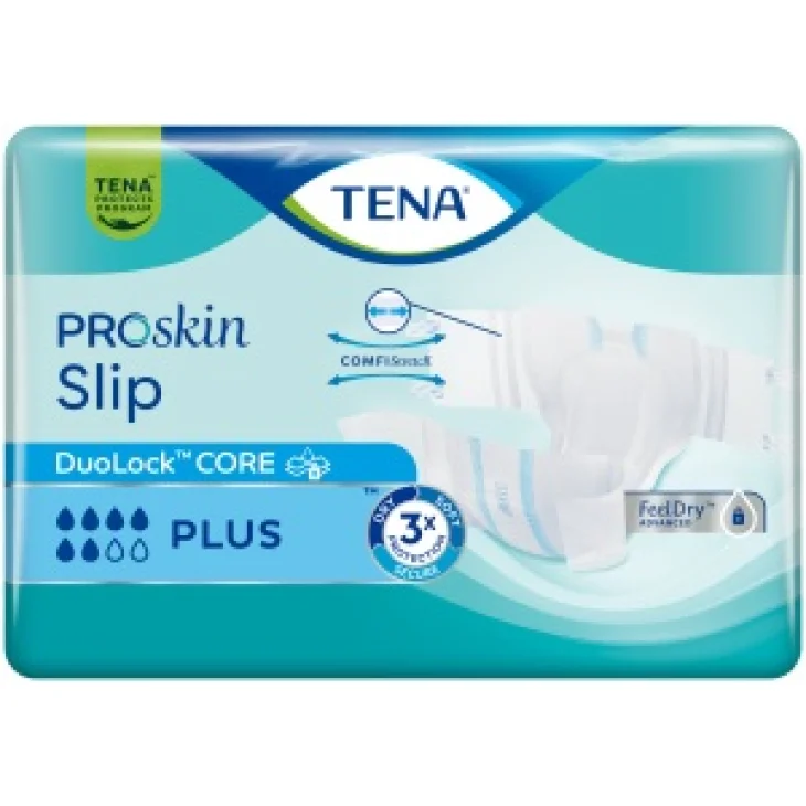 Tena ProSkin Slip Plus Assorbente a Mutandina per Incontinenza da Moderata a Pesante Taglia M 30 Pezzi Tena ProSkin Slip Plus Assorbente a Mutandina per Incontinenza da Moderata a Pesante Taglia M 30 Pezzi