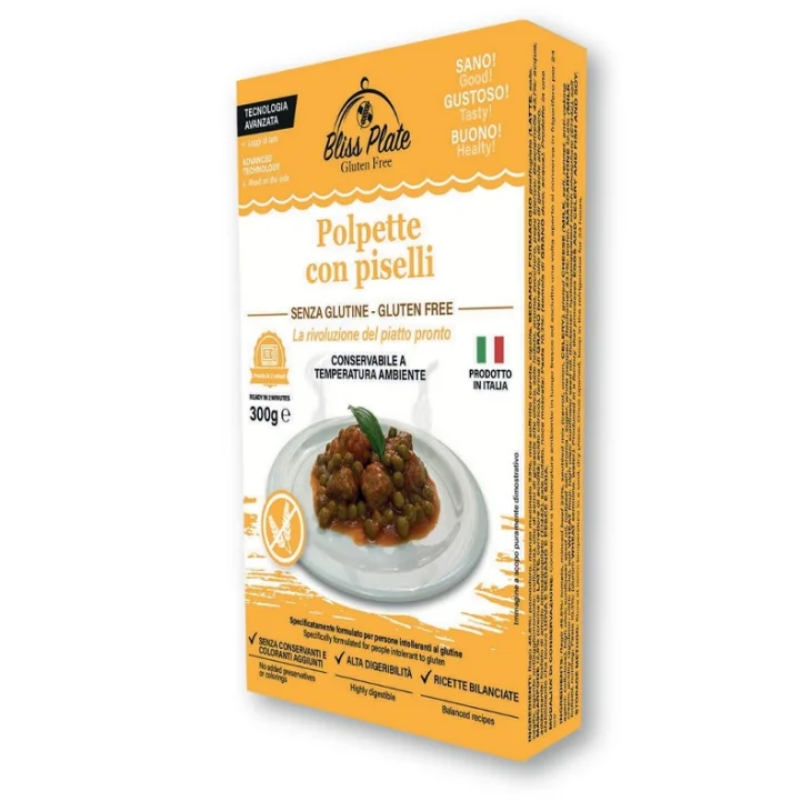 BLISS PLATE Polpette C/Piselli