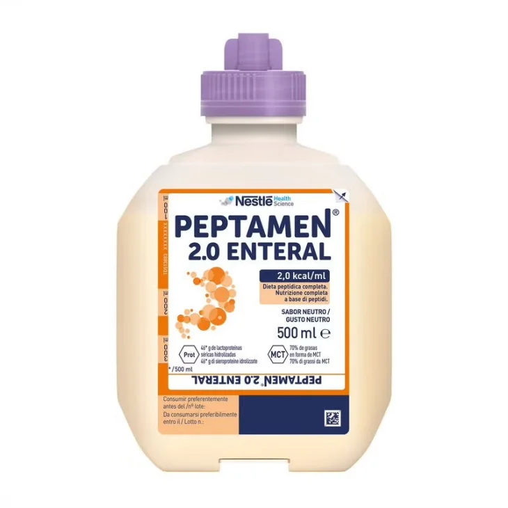 Nestl&egrave; Peptamen 2.0 Alimento a Fini Medici Speciali 500 ml Bottiglia Collassabile