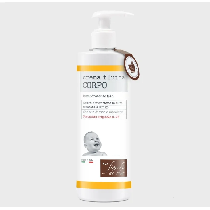 Fiocchi di Riso Crema Fluida Corpo Idratante 400 ml Fiocchi di Riso Crema Fluida Corpo Idratante 400 ml