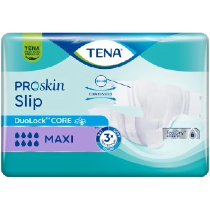 Tena ProSkin Slip Maxi Assorbente a Mutandina per Incontinenza Taglia L 24 Pezzi Tena ProSkin Slip Maxi Assorbente a Mutandina per Incontinenza Taglia L 24 Pezzi