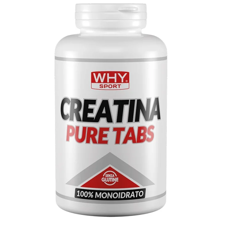 Whysport Creatina Pure per Forza e Recupero Muscolare 180 Compresse