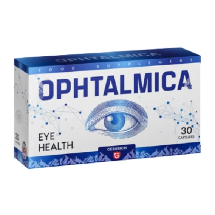 Geberich Ophtalmica Integratore Alimentare per la Vista 40 Capsule