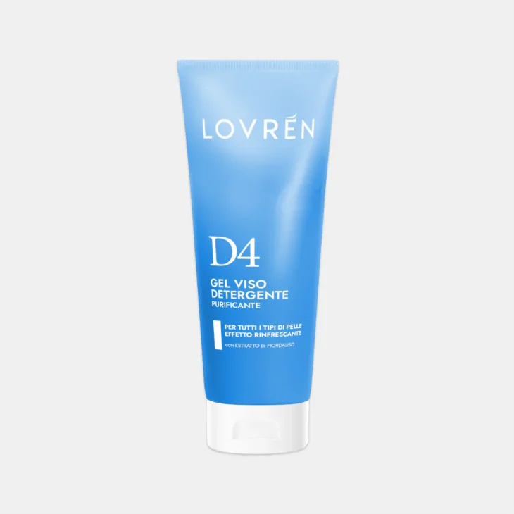 Lovren D4 Gel Detergente Viso Purificante Formato Viaggio 100 ml Lovren D4 Gel Detergente Viso Purificante Formato Viaggio 100 ml