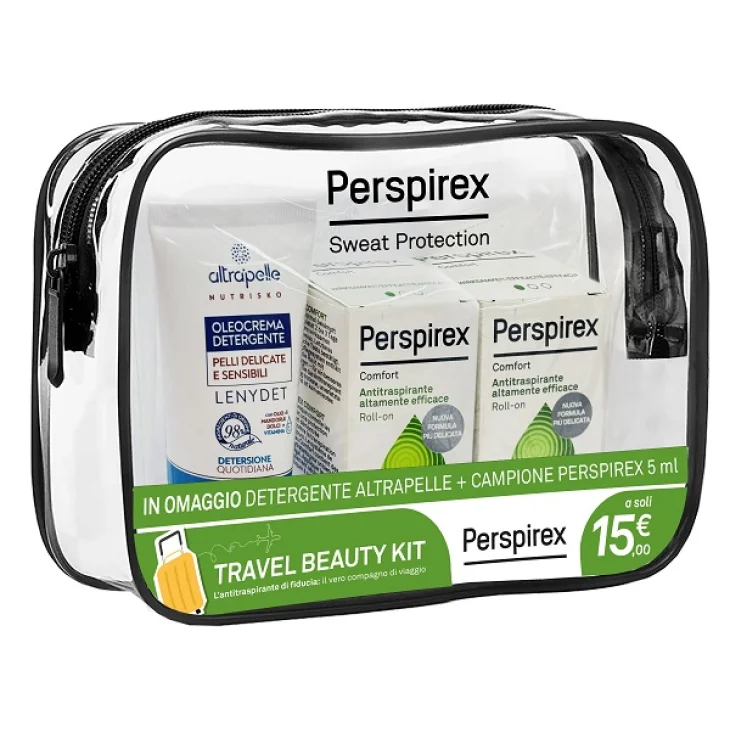 PERSPIREX ROLL ON COMFORT TRAVEL KIT 2 ROLL ON COMFORT 20 ML+ 1 DETERGENTE ALTRAPELLE OMAGGIO