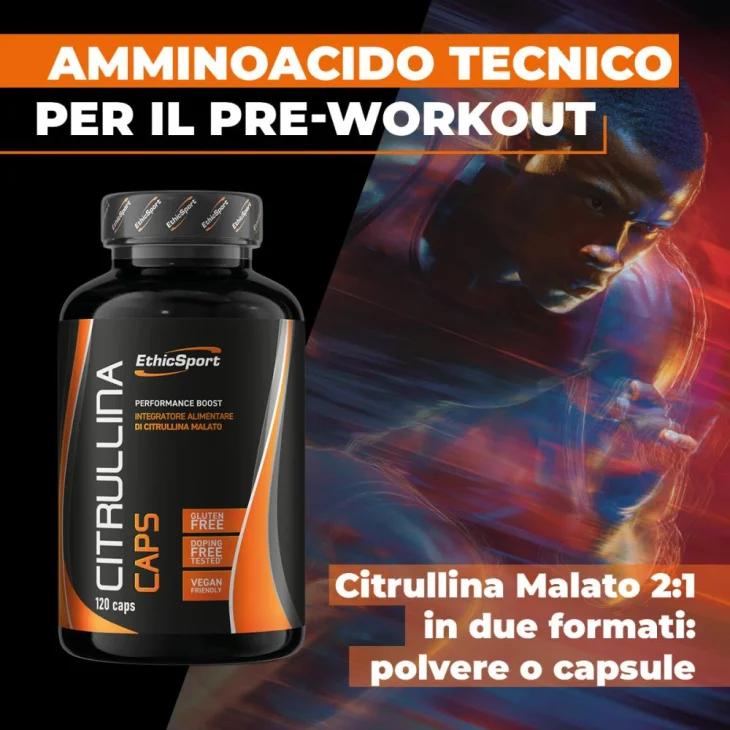 EtichSport Citrullina Malato 2:1 di alta qualit&agrave; 120 capsule
