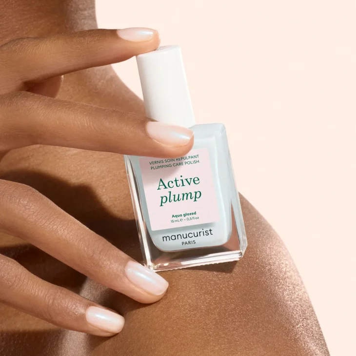 Manucurist Active Plump Aqua Glazed Base Di Trattamento per Unghie 15 Ml