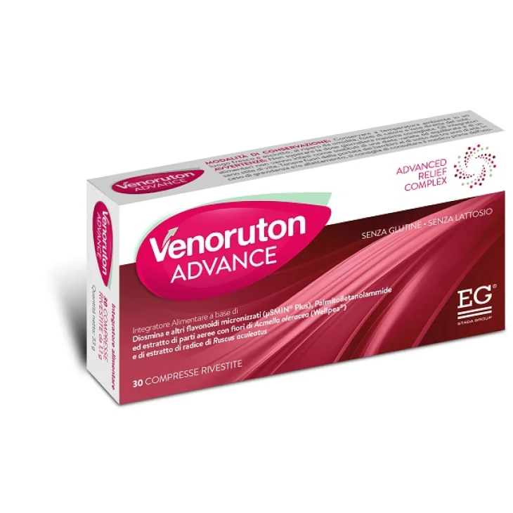 Venoruton Advance Integratore per Gambe Pesanti 30 Compresse