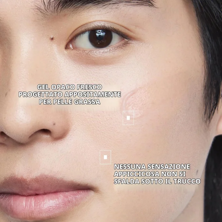 La Roche Posay Effaclar Supermolecular Correttore di sebo e pori, correzione visibile dei pori. Gel idratante fresco e opacizzante, 40ml