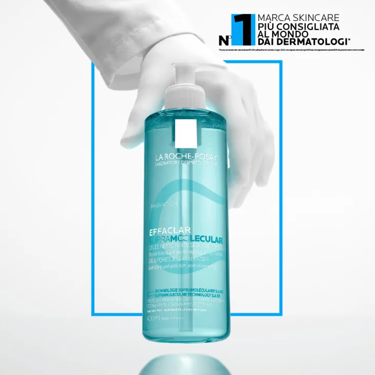 La Roche Posay Effaclar Supramolecular Gel Detergente per sebo e pori 400ml