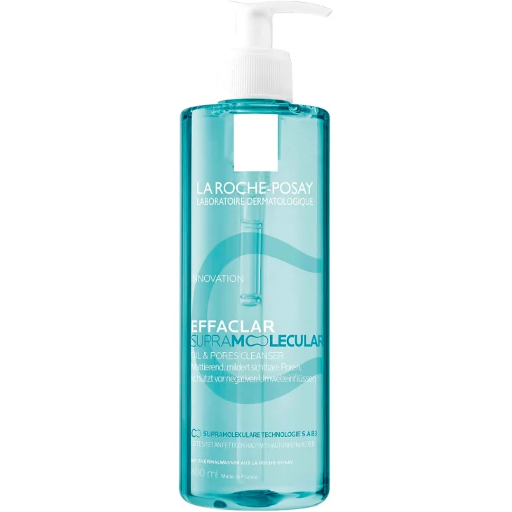 La Roche Posay Effaclar Supermolecular Gel Detergente per sebo e pori 400ml