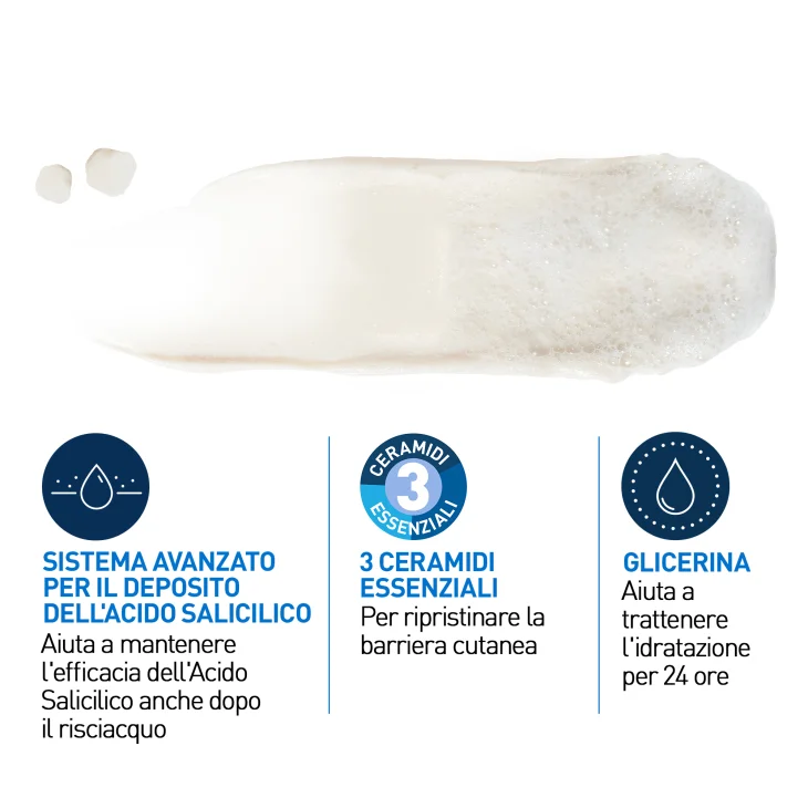 CeraVe Maschera Detergente Controllo Imperfezioni, per pelle a tendenza acneica, con 3 ceramidi essenziali, acido salicilico, glicerina e caolino 118ml CeraVe Maschera Detergente Controllo Imperfezioni, per pelle a tendenza acneica, con 3 ceramidi essenziali, acido salicilico, glicerina e caolino 118ml