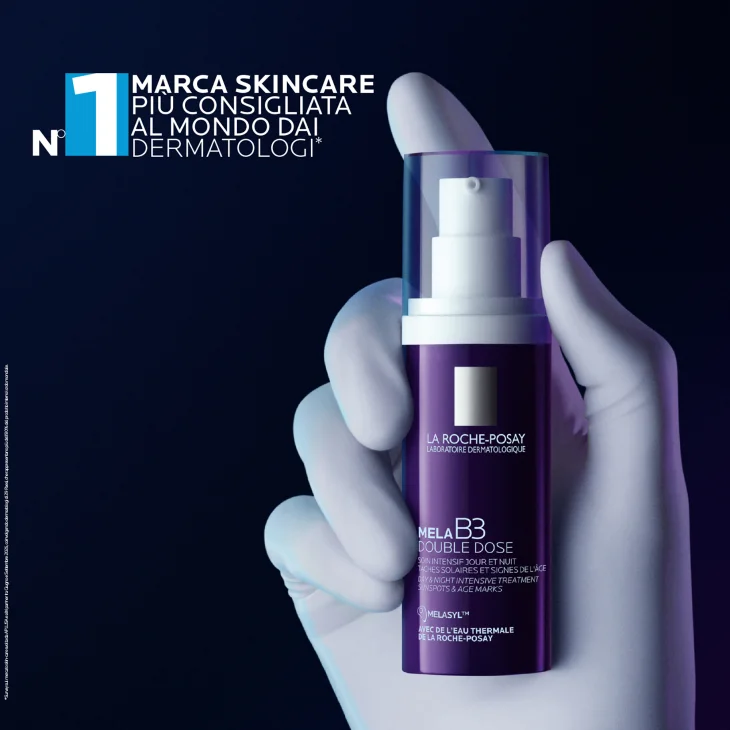 La Roche-Posay Mela B3 Double Dose Trattamento intensivo giorno e notte per macchie dell'et&agrave; e segni dell'et&agrave; a base di Melasyl e Proxylane 40 ml