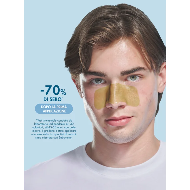Miamo Acnever Blackhead Clear Duo Nose Mask maschera purificante minimizza pori del naso 5 trattamenti Miamo Acnever Blackhead Clear Duo Nose Mask maschera purificante minimizza pori del naso 5 trattamenti