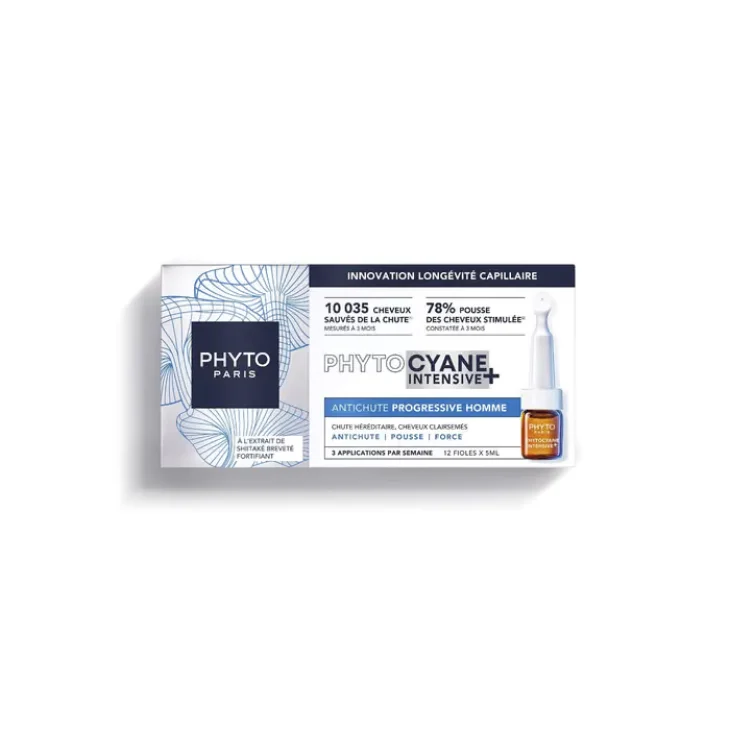 Phyto Phytocyane Intensive+Trattamento Caduta Capelli Severa Uomo 12 fiale
