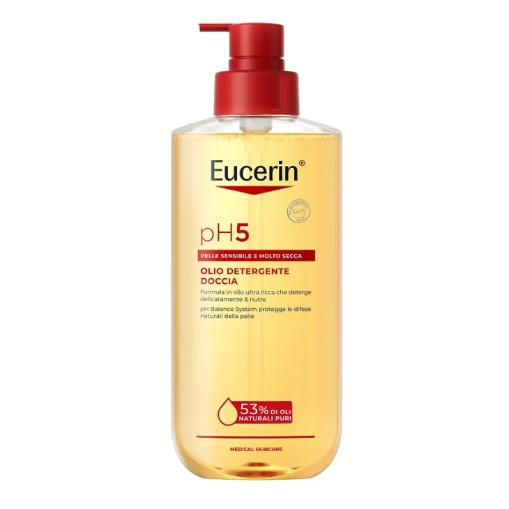 Eucerin PH5 Olio Detergente Doccia per Pelle Secca e Sensibile 400 ml Eucerin PH5 Olio Detergente Doccia per Pelle Secca e Sensibile 400 ml