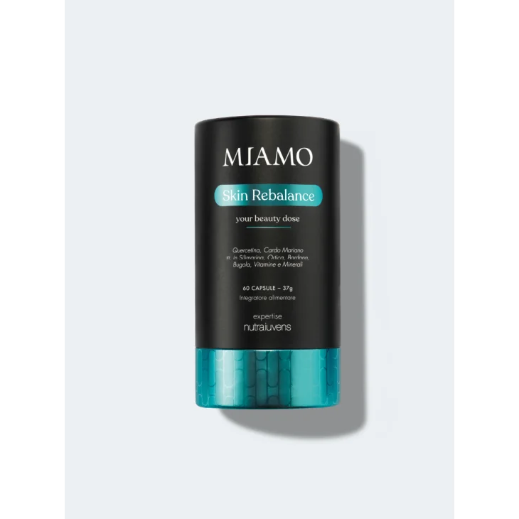 Miamo Skin Rebalance IIntegratore per le Funzioni Depurative dell'organismo e per il benessere della pelle 60 capsule Miamo Skin Rebalance IIntegratore per le Funzioni Depurative dell'organismo e per il benessere della pelle 60 capsule