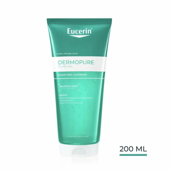 Eucerin Dermopure Clinical Detergente Purificante Viso Corpo 200 ml