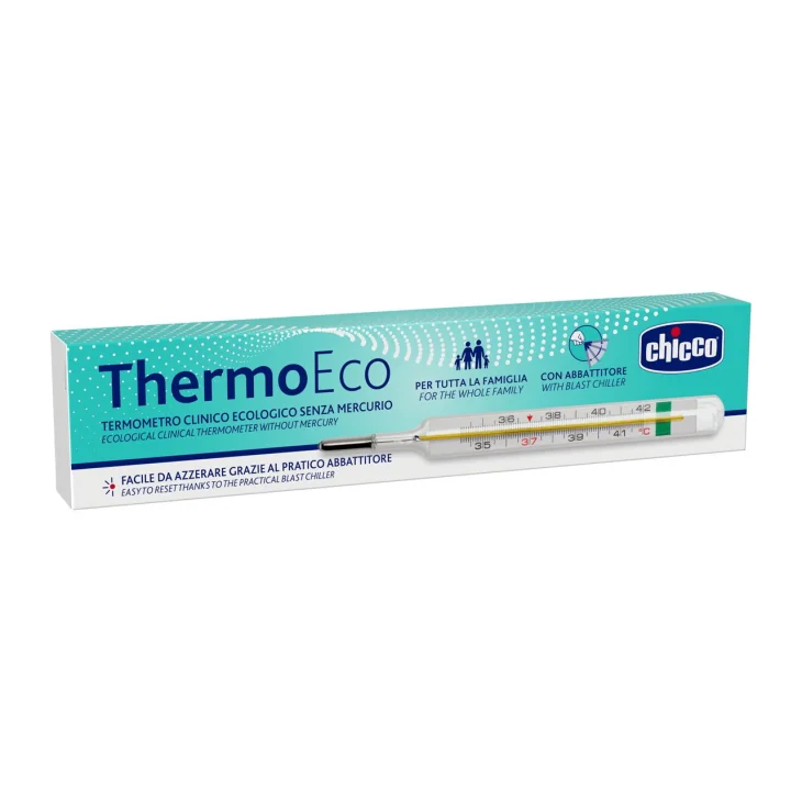 Chicco ThermoEco Termometro Ecologico Clinico Senza Mercurio con Abbattitore