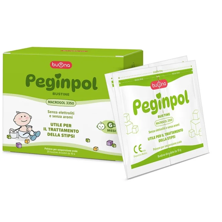 Peginpol Macrogol 3350 per la Stitichezza Bustine 20 x 10g Peginpol Macrogol 3350 per la Stitichezza Bustine 20 x 10g