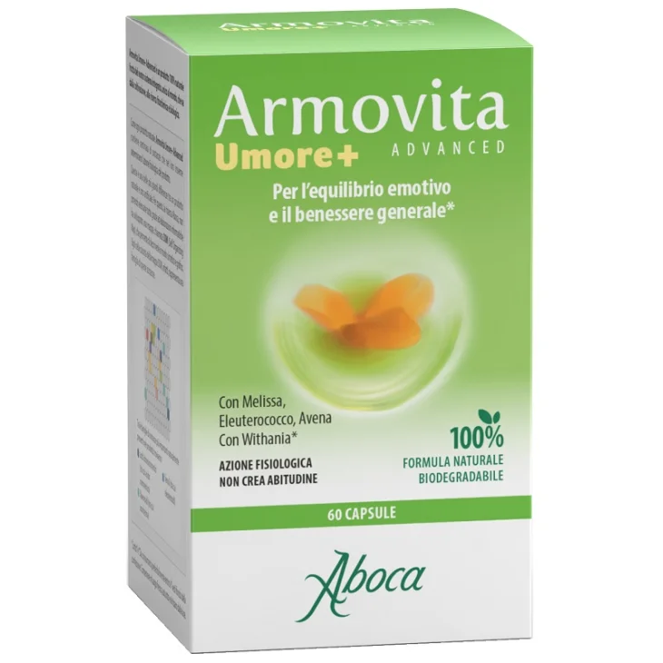 Armovita Umore+ Integratore Tono dell'Umore ed Equilibrio Emotivo 60 Capsule Armovita Umore+ Integratore Tono dell'Umore ed Equilibrio Emotivo 60 Capsule