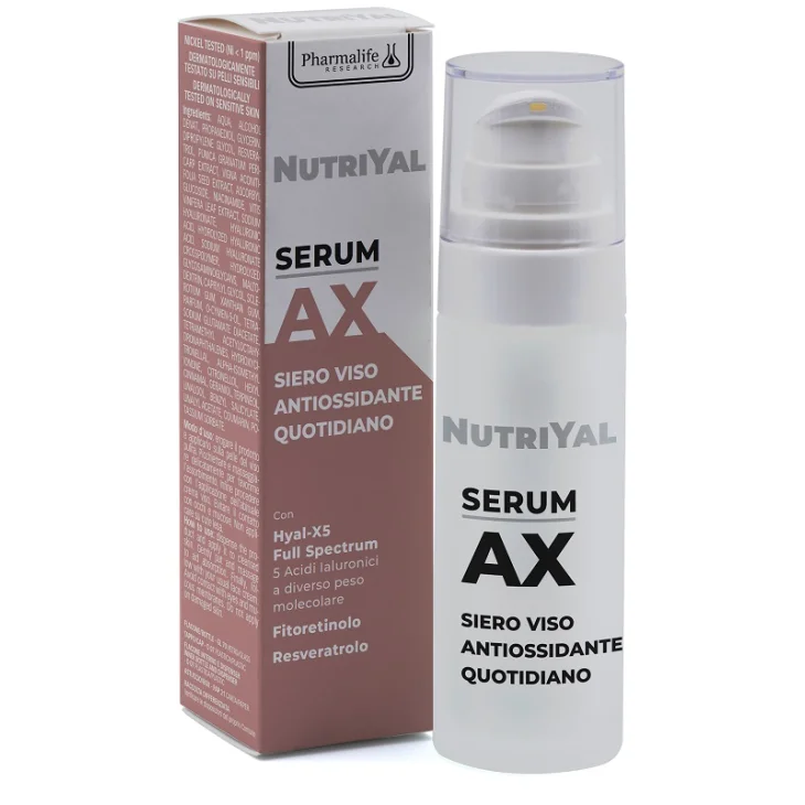 Nutriyal AX Serum Siero Viso Antiossidante Illuminante Per Pelli Spente 30 ml Nutriyal AX Serum Siero Viso Antiossidante Illuminante Per Pelli Spente 30 ml