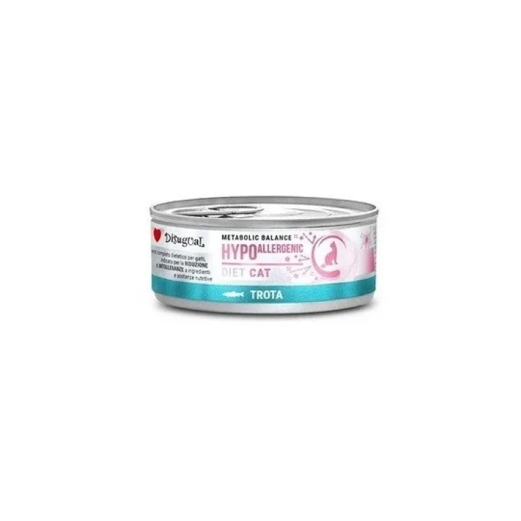 Disugual Cat Hypoallergenic Cibo Umido per Gatti Gusto Sogliola 85 g