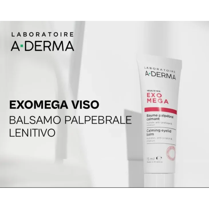 A-Derma Exomega Balsamo Palpebrale Lenitivo Per Palpebre Secche a Tendenza Atopica 15 ml A-Derma Exomega Balsamo Palpebrale Lenitivo Per Palpebre Secche a Tendenza Atopica 15 ml