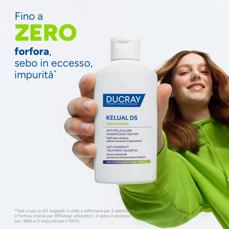 Ducray Kelual DS Sebocontrol antiforfora shampoo trattante 100 ml