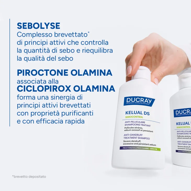 Ducray Kelual DS Sebocontrol antiforfora shampoo trattante 100 ml