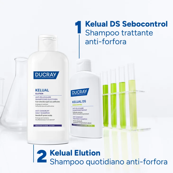 Ducray Kelual DS Sebocontrol antiforfora shampoo trattante 100 ml