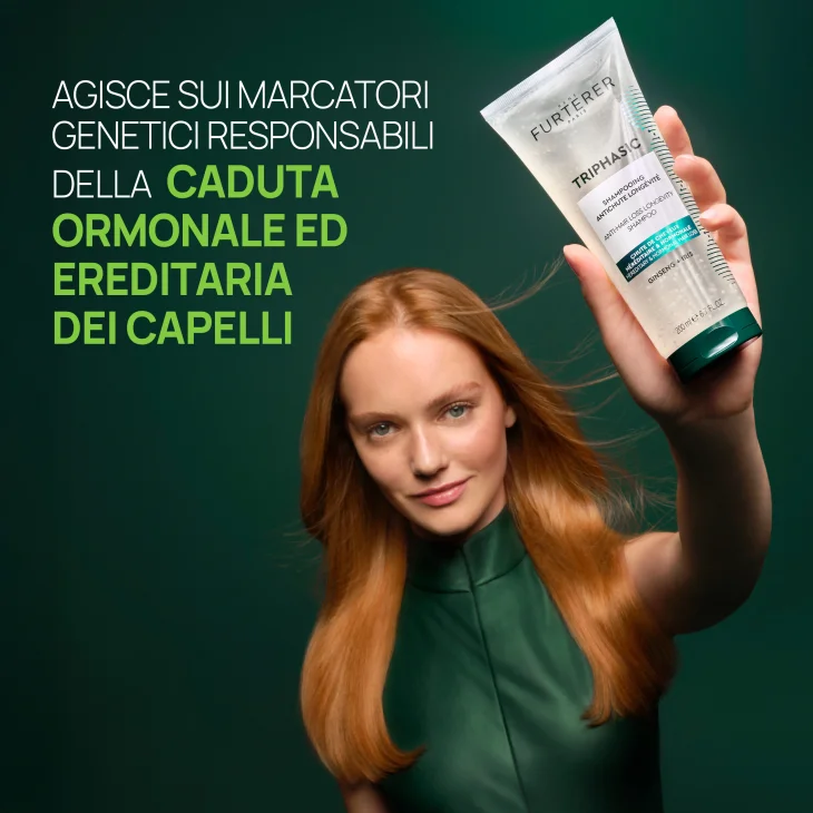 Ren&eacute; Furterer Triphasic Shampoo Anticaduta Longevit&agrave; ginseng e oli essenziali 200 ml