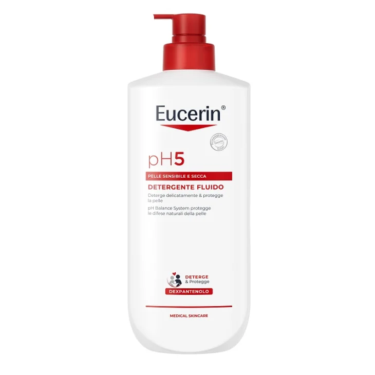 Eucerin Ph5 Detergente Fluido Per Viso E Corpo 750 ml Eucerin Ph5 Detergente Fluido Per Viso E Corpo 750 ml