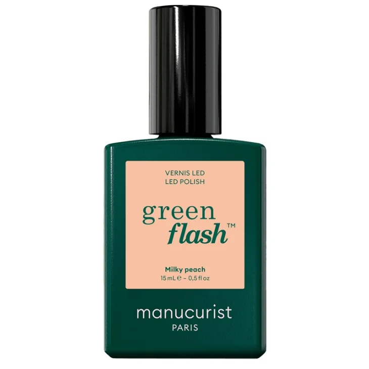 Manucurist Green Flash Milky Peach Smalto Semipermanente LED 15 ml