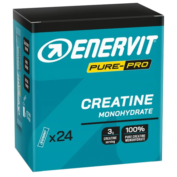 Enervit Creatina 100% Monoidrato Integratore Alimentare Per Sportivi 24 Bustine