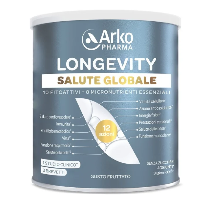 Arkopharma Longevity Salute Globale Integratore per il Benessere Generale 285 g
