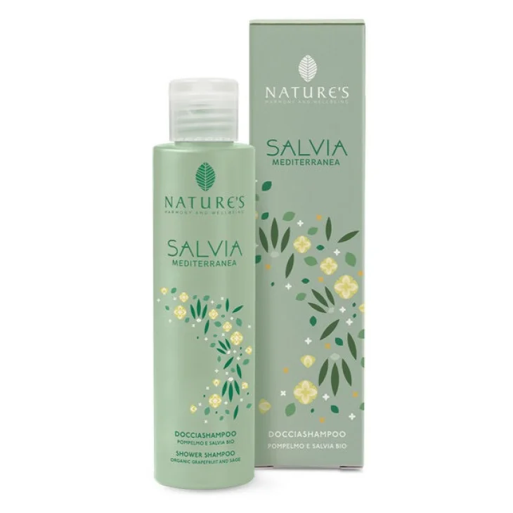 Nature's Salvia Mediterranea Docciashampoo Detergente Corpo e Capelli 200 ml Nature's Salvia Mediterranea Docciashampoo Detergente Corpo e Capelli 200 ml
