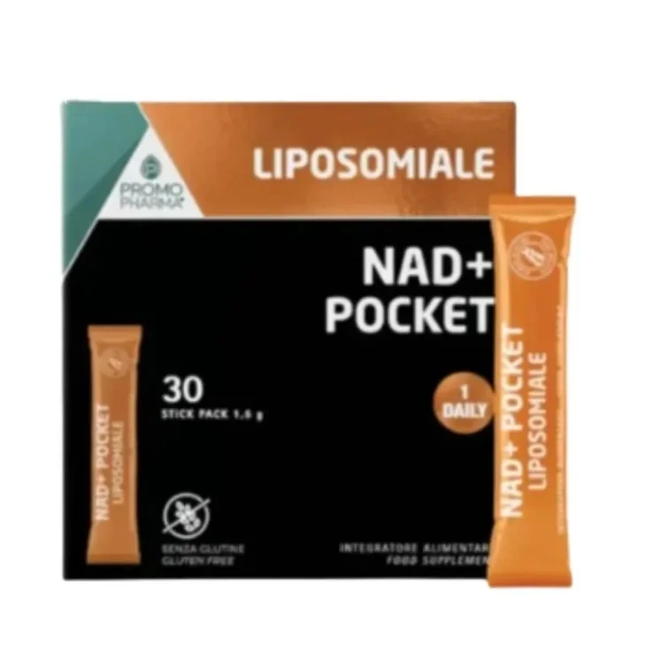 PromoPharma NAD+ Liposomiale Pocket Energia Cellulare 30 Stick da 1,5 g