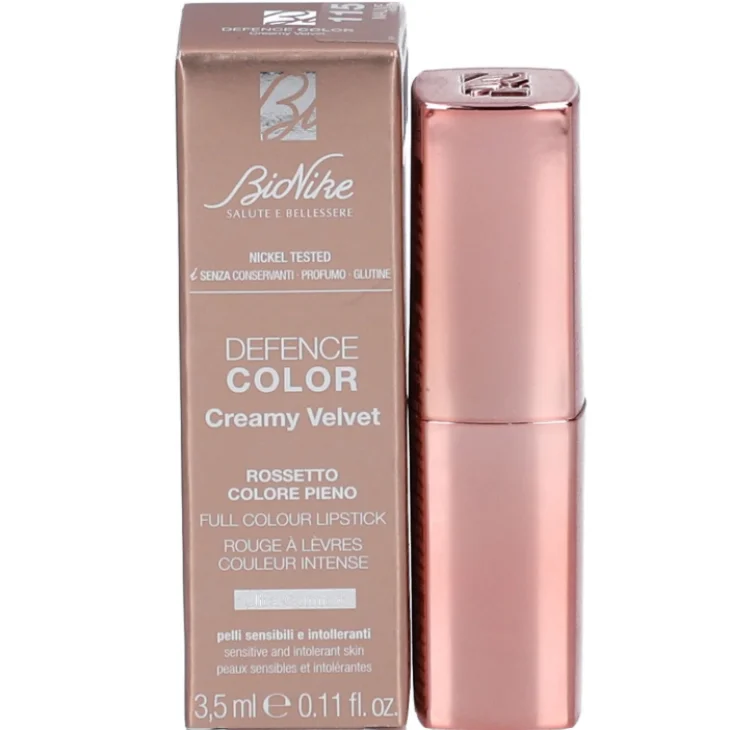Bionike Defence Color Creamy Velvet Rossetto Ultra-Cremoso Colore Pieno 3,5ml