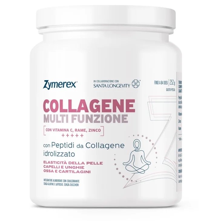 Zymerex Collagene Multifunzione Integratore per Pelle Capelli e Unghie 252 g