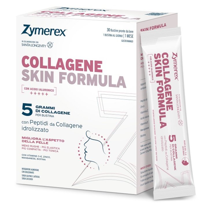 Zymerex Collagene Skin Formula Integratore di Collagene 30 Bustine