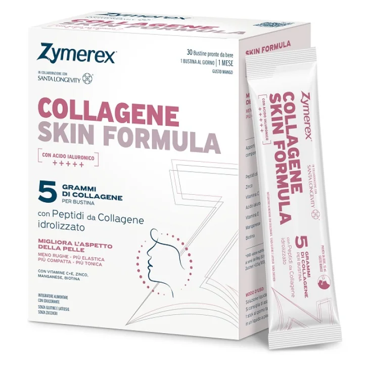 Zymerex Collagene Skin Formula Integratore di Collagene 30 Bustine