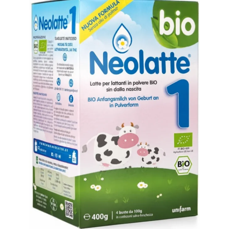 Neolatte Selea 1 Bio Latte in Polvere per Lattanti Dalla Nascita 400 g Neolatte Selea 1 Bio Latte in Polvere per Lattanti Dalla Nascita 400 g